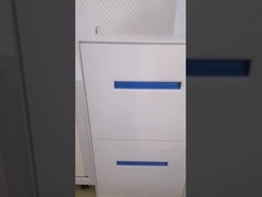 Η σκόνη έντυσε το κάθετο μέταλλο 4 ντουλαπιών αρχειοθέτησης χάλυβα κλίση γραφείου συρταριών ανθεκτική