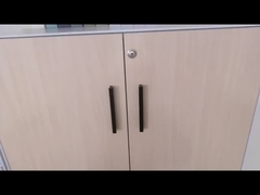 Λεπτή άκρη 5mm διπλό γραφείο γραφείων χάλυβα πιάτων στρωμάτων γραφείου πορτών ταλάντευσης