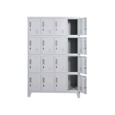 Differential 16 Door Metal Steel Office Lockers 1.2mm Thickness