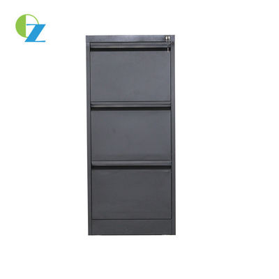 Goose Neck Handle Steel 3 Drawer Document Storage Cabinet With Lock Key