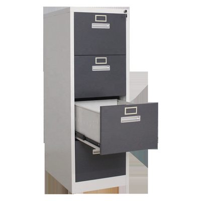 Steel Vertical Metal Filing Cabinet 4 Drawers For Hanging Suspension Folder