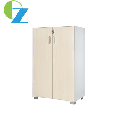 Zinc Handle Slim Metal And Wood Storage Cabinet Thin Edge 2 Tier